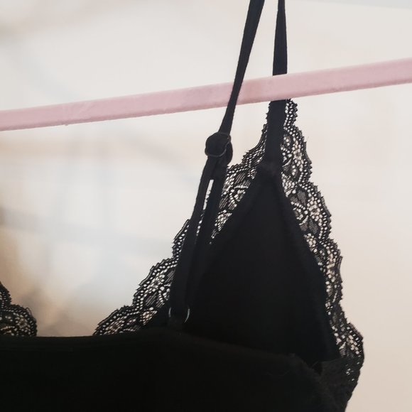 C'EST MOI - black bamboo bodysuit and tank top - ONE SIZE - Picture 12 of 15